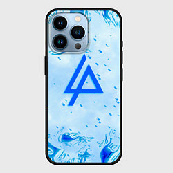 Чехол для iPhone 14 Pro Linkin park холодный огонь бренд, цвет: 3D-черный
