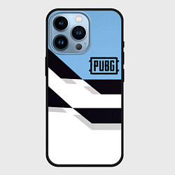 Чехол для iPhone 14 Pro PUBG geometry steel, цвет: 3D-черный