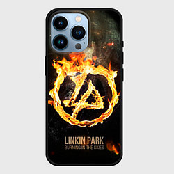 Чехол для iPhone 14 Pro Linkin Park: Burning the skies, цвет: 3D-черный
