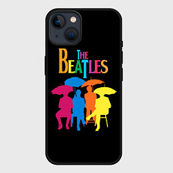 Чехол для iPhone 14 The Beatles: Colour Rain, цвет: 3D-черный