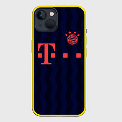 Чехол для iPhone 14 FC Bayern Munchen, цвет: 3D-желтый