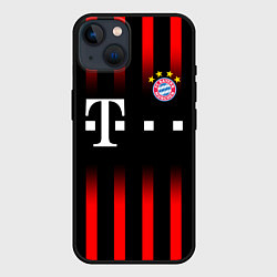 Чехол для iPhone 14 FC Bayern Munchen, цвет: 3D-черный