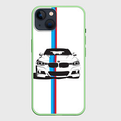 Чехол для iPhone 14 BMW WILD BEAST, цвет: 3D-салатовый