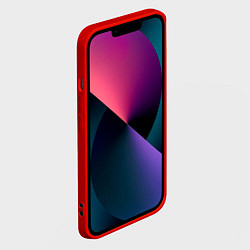 Чехол для iPhone 14 Абстрактный экспрессивный красочный паттерн Abstra, цвет: 3D-красный — фото 2