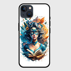 Чехол для iPhone 14 Героиня своих историй, цвет: 3D-черный