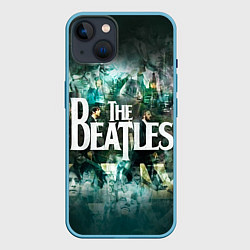 Чехол для iPhone 14 The Beatles Stories, цвет: 3D-голубой