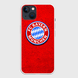 Чехол для iPhone 14 Bayern FC, цвет: 3D-белый