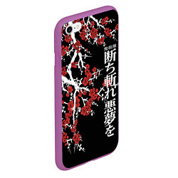 Чехол iPhone 6/6S Plus матовый Корпус бойни демонов, цвет: 3D-фиолетовый — фото 2