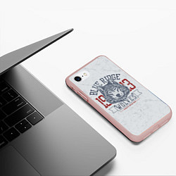 Чехол iPhone 7/8 матовый Team t-shirt, цвет: 3D-светло-розовый — фото 2