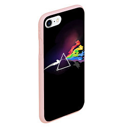 Чехол iPhone 7/8 матовый Покемоны, цвет: 3D-светло-розовый — фото 2