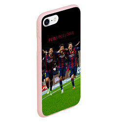 Чехол iPhone 7/8 матовый Barcelona6, цвет: 3D-светло-розовый — фото 2