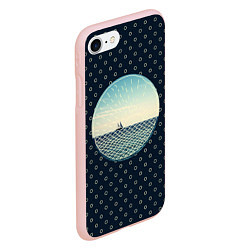 Чехол iPhone 7/8 матовый Морское настроение, цвет: 3D-светло-розовый — фото 2
