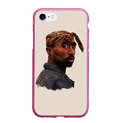 Чехол iPhone 7/8 матовый Tupac Shakur