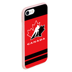 Чехол iPhone 7/8 матовый Canada Team, цвет: 3D-светло-розовый — фото 2