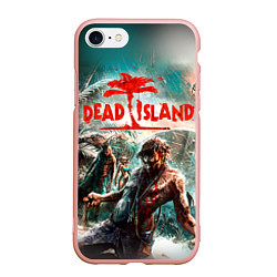 Чехол iPhone 7/8 матовый Dead Island, цвет: 3D-светло-розовый