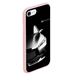 Чехол iPhone 7/8 матовый Infiniti Sport, цвет: 3D-светло-розовый — фото 2