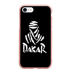 Чехол iPhone 7/8 матовый Dakar, цвет: 3D-светло-розовый