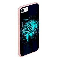 Чехол iPhone 7/8 матовый Breaking Benjamin, цвет: 3D-светло-розовый — фото 2