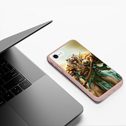 Чехол iPhone 7/8 матовый Magic: The Gathering, цвет: 3D-светло-розовый — фото 2