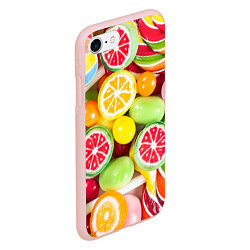 Чехол iPhone 7/8 матовый Candy Summer, цвет: 3D-светло-розовый — фото 2