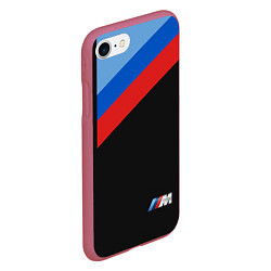 Чехол iPhone 7/8 матовый Бмв Bmw 2018 Brand Colors, цвет: 3D-малиновый — фото 2