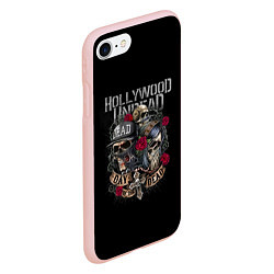 Чехол iPhone 7/8 матовый Day of the Dead, HU, цвет: 3D-светло-розовый — фото 2