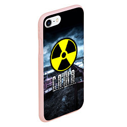 Чехол iPhone 7/8 матовый S.T.A.L.K.E.R: Саша, цвет: 3D-светло-розовый — фото 2