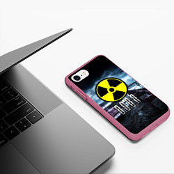 Чехол iPhone 7/8 матовый S.T.A.L.K.E.R: Вова, цвет: 3D-малиновый — фото 2