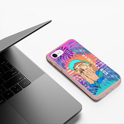 Чехол iPhone 7/8 матовый Sayonara Boy: Allj, цвет: 3D-светло-розовый — фото 2