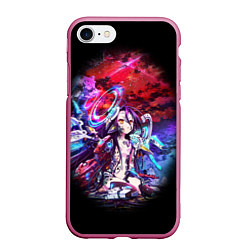 Чехол iPhone 7/8 матовый No Game No Life Zero, цвет: 3D-малиновый