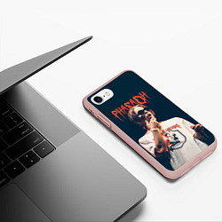 Чехол iPhone 7/8 матовый Pharaoh, цвет: 3D-светло-розовый — фото 2