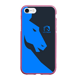 Чехол iPhone 7/8 матовый Team Liquid Uniform, цвет: 3D-малиновый