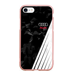 Чехол iPhone 7/8 матовый Audi: Black Poly