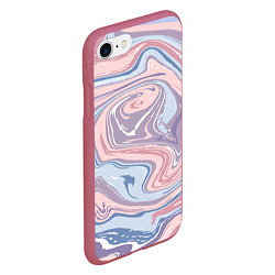 Чехол iPhone 7/8 матовый Нежный акрил, цвет: 3D-малиновый — фото 2