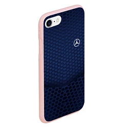Чехол iPhone 7/8 матовый Mercedes: Sport Motors, цвет: 3D-светло-розовый — фото 2