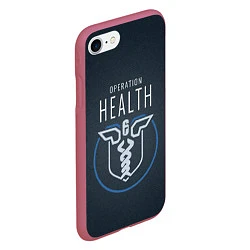 Чехол iPhone 7/8 матовый R6S: Operation Health, цвет: 3D-малиновый — фото 2