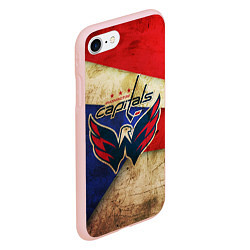 Чехол iPhone 7/8 матовый HC Capitals: Old Style, цвет: 3D-светло-розовый — фото 2