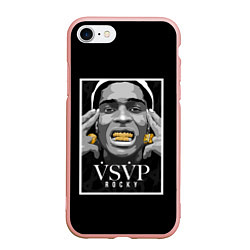 Чехол iPhone 7/8 матовый ASAP Rocky: Gold Edition