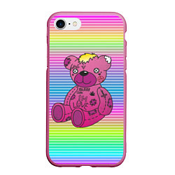 Чехол iPhone 7/8 матовый Lil Peep Bear