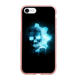 Чехол iPhone 7/8 матовый Gears of War: Death Shadow, цвет: 3D-светло-розовый