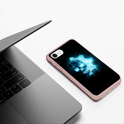 Чехол iPhone 7/8 матовый Gears of War: Death Shadow, цвет: 3D-светло-розовый — фото 2