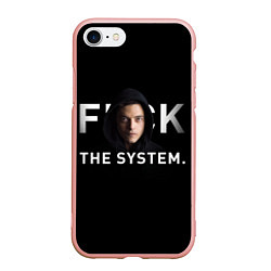 Чехол iPhone 7/8 матовый F*ck The System: Mr Robot