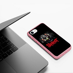Чехол iPhone 7/8 матовый Slipknot Band, цвет: 3D-баблгам — фото 2