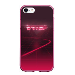 Чехол iPhone 7/8 матовый Digital Betep, цвет: 3D-малиновый