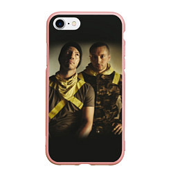 Чехол iPhone 7/8 матовый 21 Pilots Boys, цвет: 3D-светло-розовый