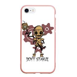 Чехол iPhone 7/8 матовый Don't Starve: WX-78, цвет: 3D-светло-розовый