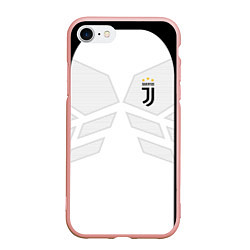 Чехол iPhone 7/8 матовый JUVENTUS SPORT, цвет: 3D-светло-розовый