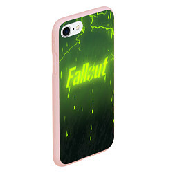Чехол iPhone 7/8 матовый Fallout: Radiation Storm, цвет: 3D-светло-розовый — фото 2