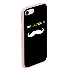 Чехол iPhone 7/8 матовый BRAZZERS, цвет: 3D-светло-розовый — фото 2