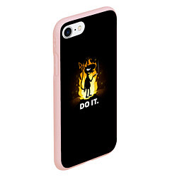 Чехол iPhone 7/8 матовый Disenchantment: Do it, цвет: 3D-светло-розовый — фото 2